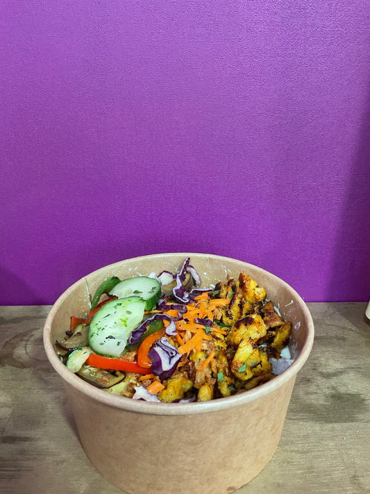 Mixte légumes poulet curry